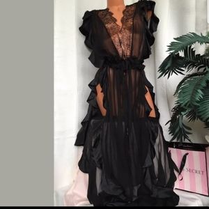 VS M/L Designer Collection Rare Silk Robe